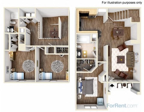 Kensington Floor Plan at Ballantrae Apartments, Florida, 32771